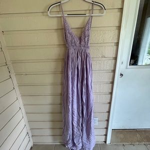 Once In A Lifetime Lavender Maxi Dress